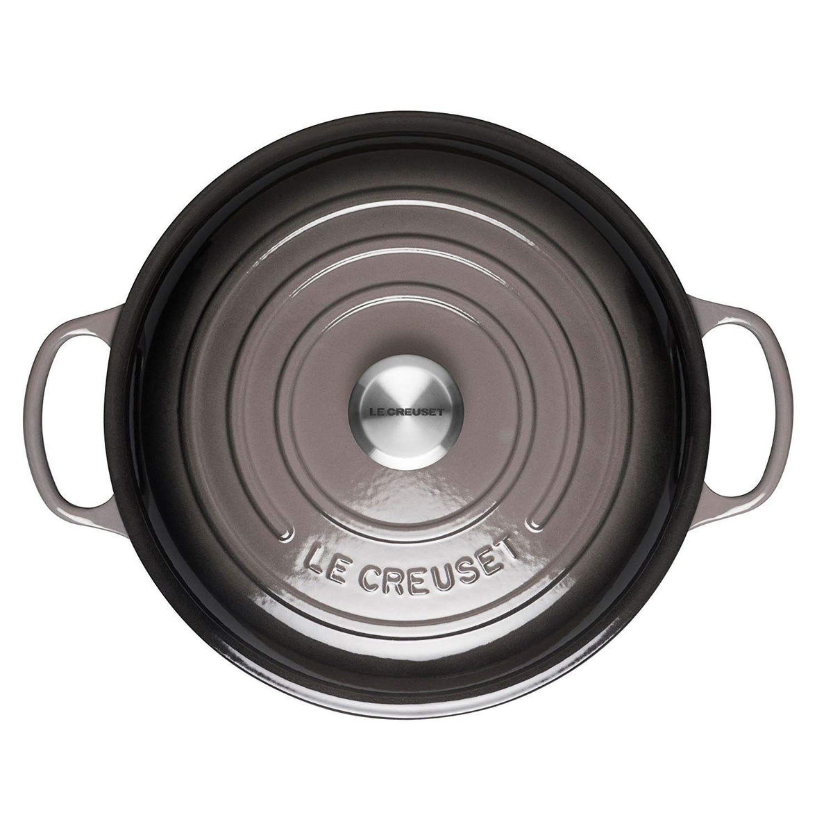 Le Creuset 2.25 Qt. Signature Enameled Cast Iron Braiser With Stainless Steel Knob | Oyster Grey