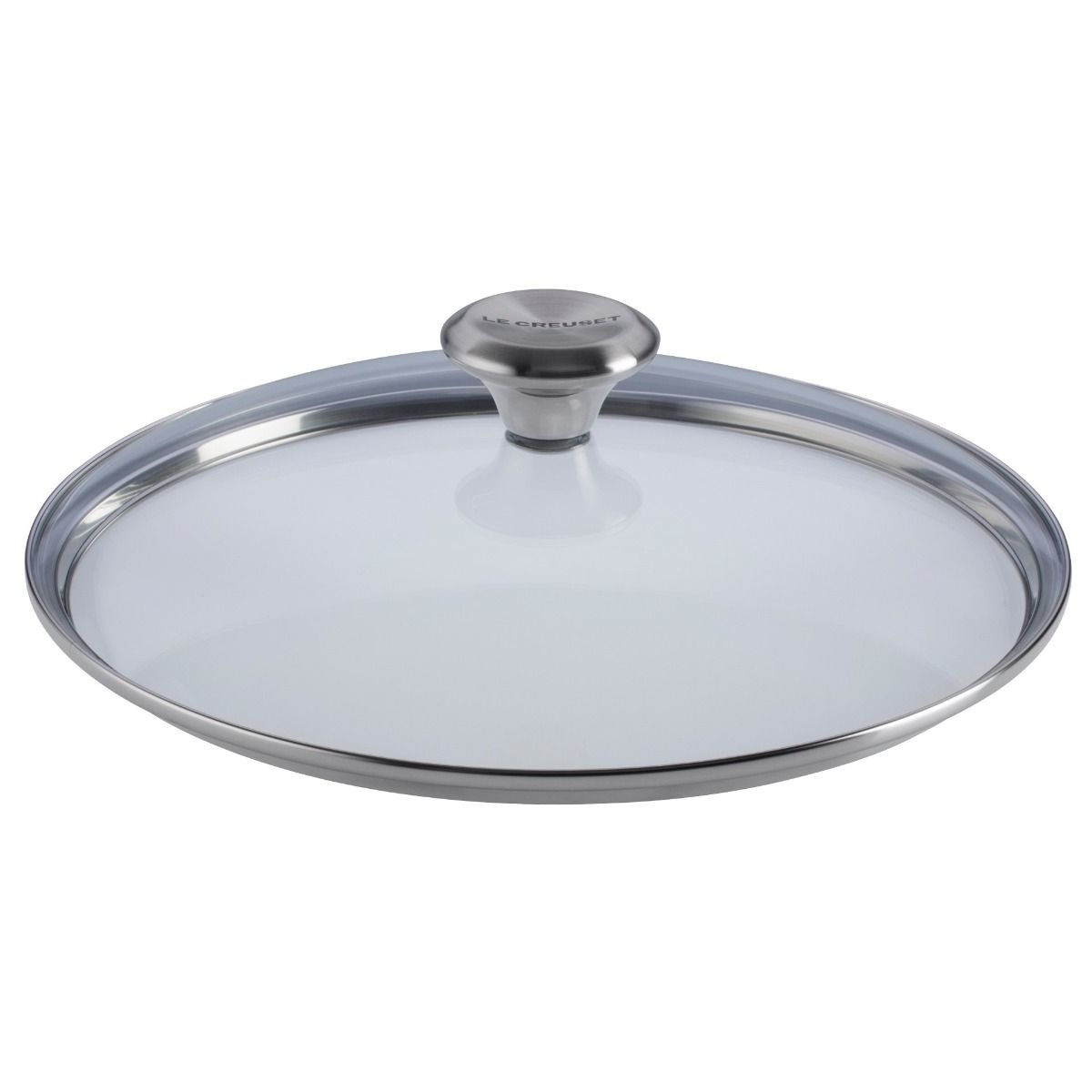 Le Creuset 10" Glass Lid With Stainless Steel Knob