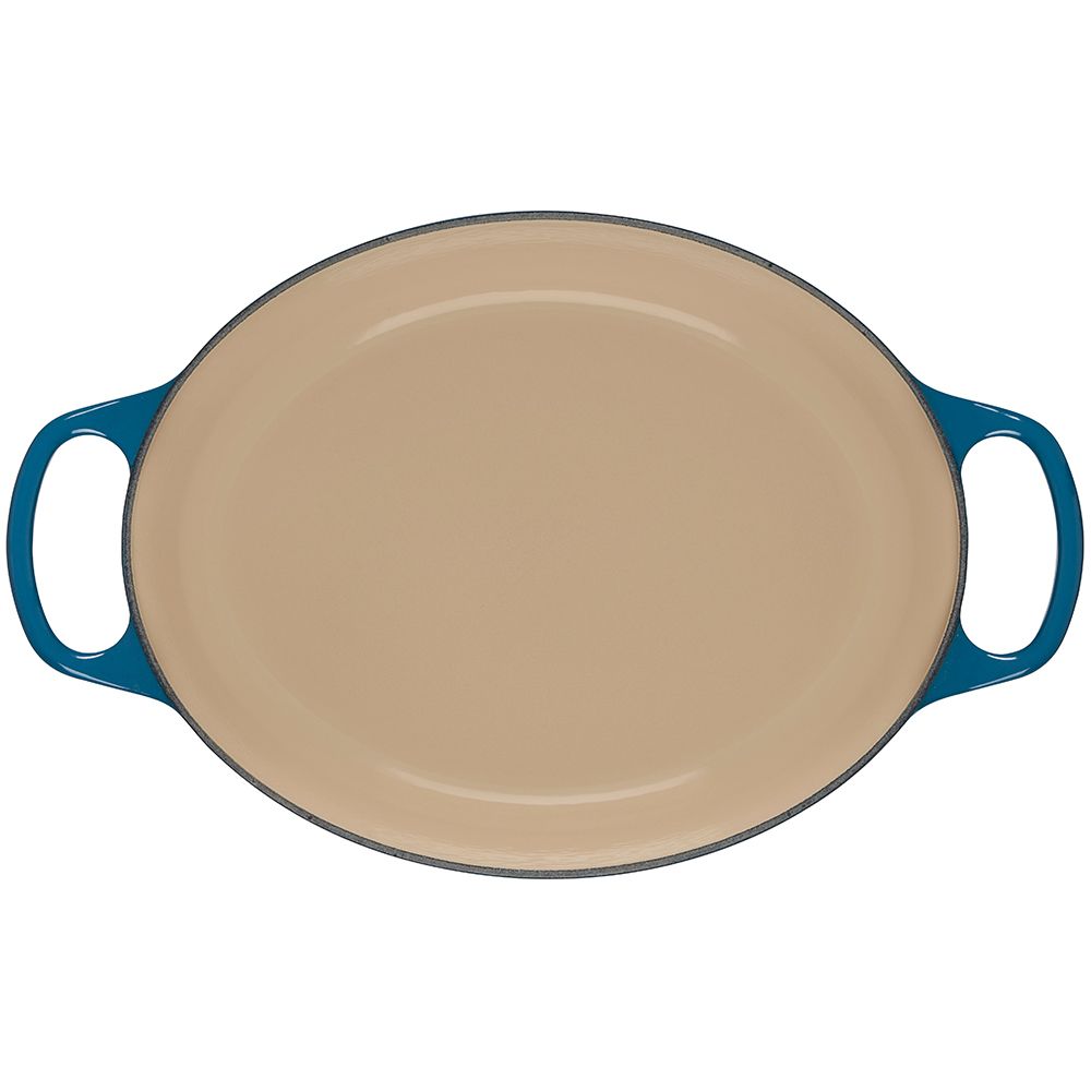 Le Creuset 6.75 Qt. Oval Signature Dutch Oven With Stainless Steel Knob | Deep Teal