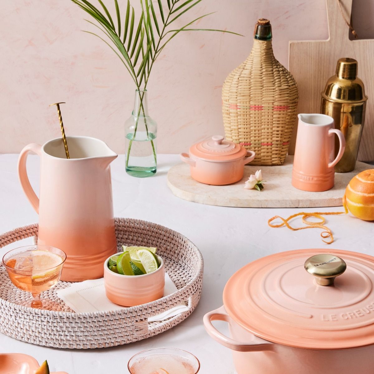  Le Creuset Signature 10oz Petite Pitcher | Pêche