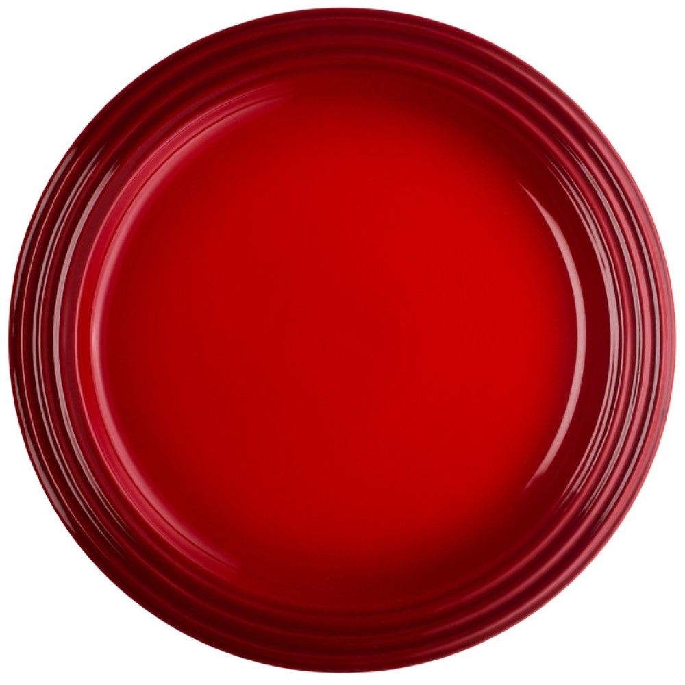  Le Creuset 10.5" Dinner Plates - Set Of 4 | Cerise/Cherry Red