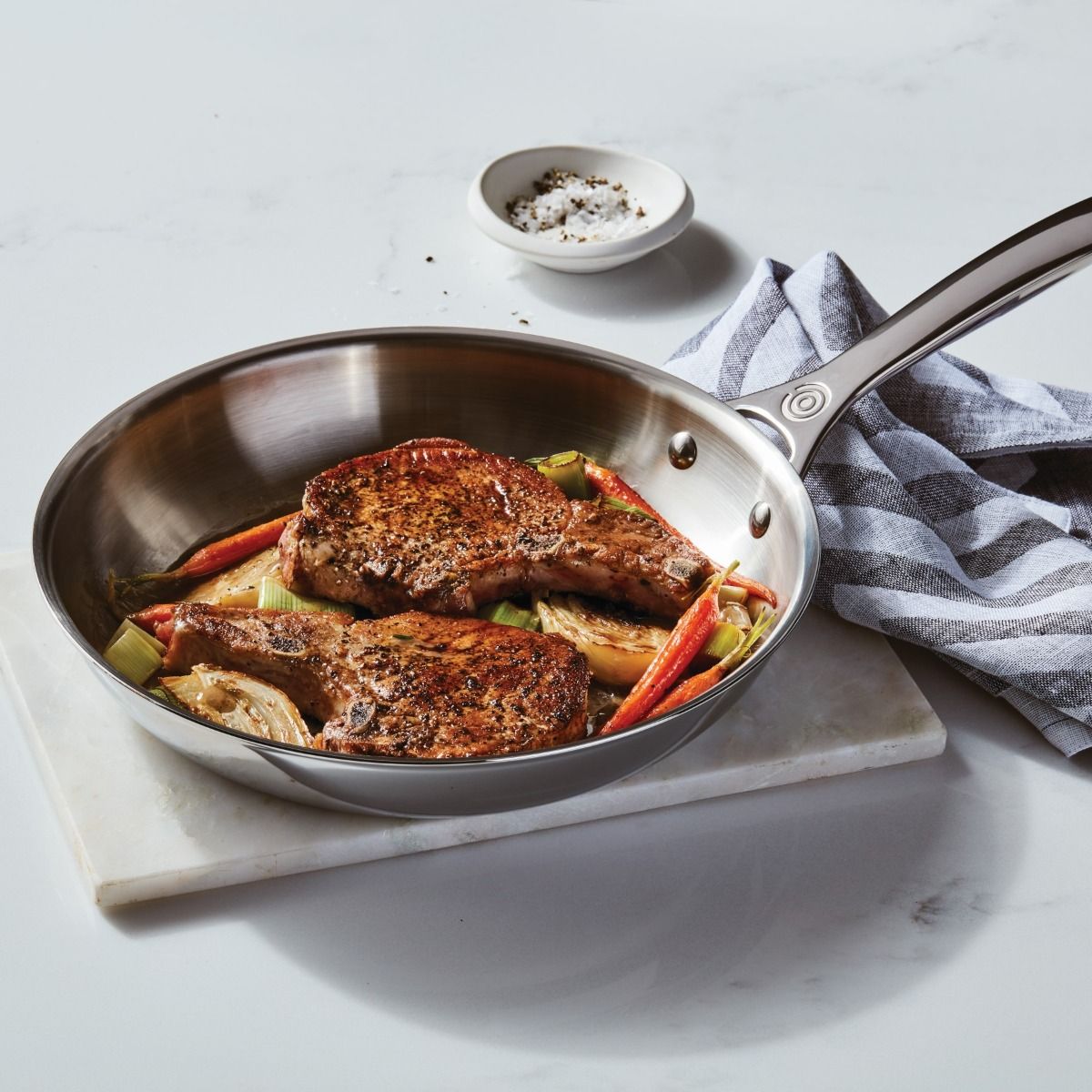  Le Creuset 10" Tri-Ply Frying Pan | Stainless Steel