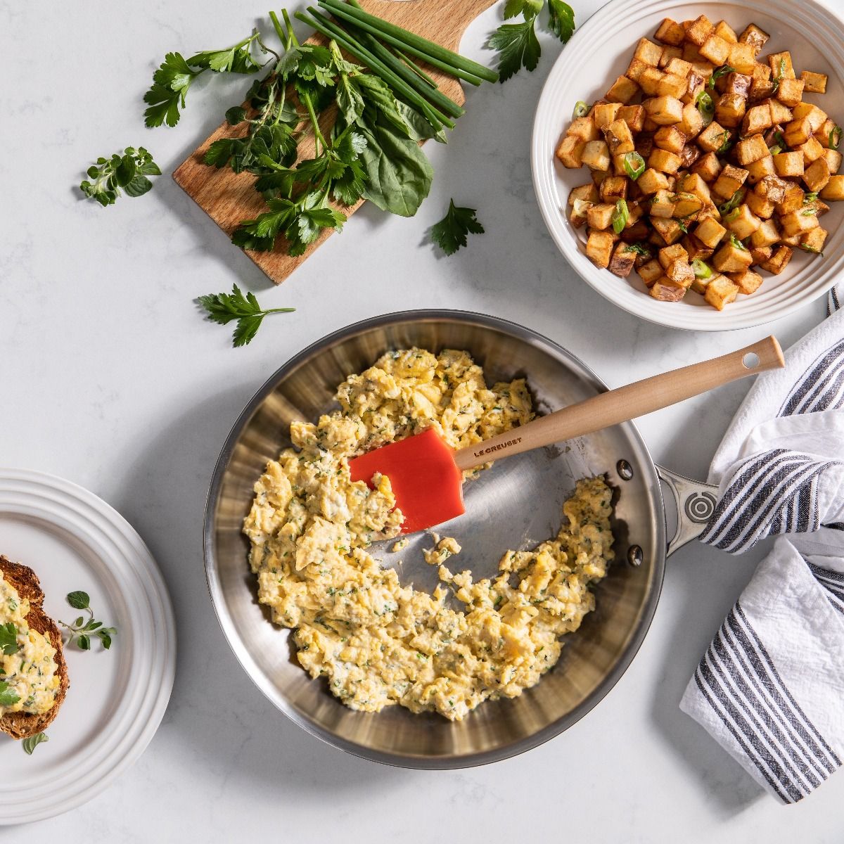  Le Creuset 10" Tri-Ply Frying Pan | Stainless Steel