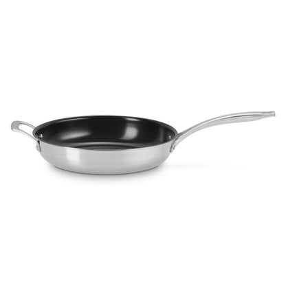 Le Creuset Essential Stainless Steel Nonstick 11" Shallow Round Fry Pan