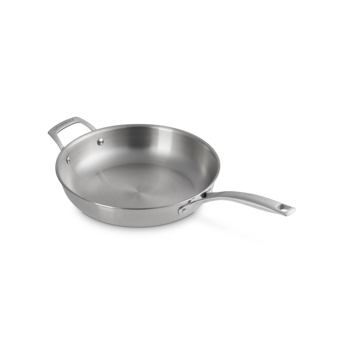  Le Creuset Essential Stainless Steel 11" Shallow Round Fry Pan