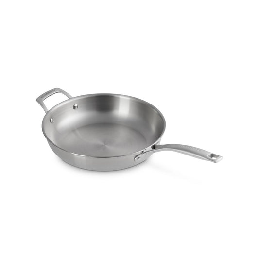  Le Creuset Essential Stainless Steel 11" Shallow Round Fry Pan