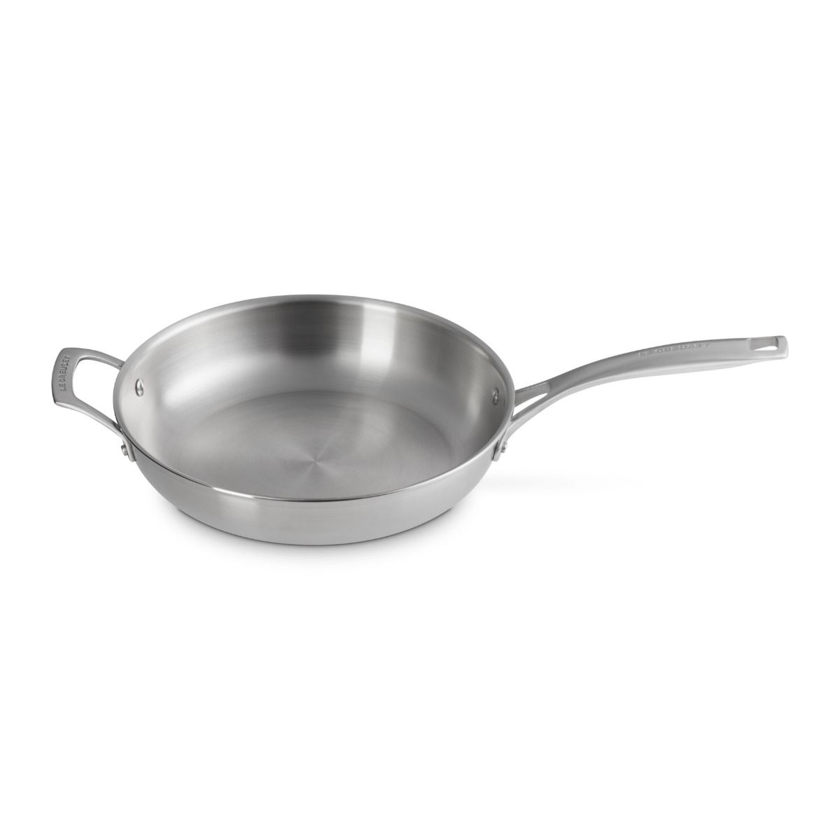  Le Creuset Essential Stainless Steel 11" Shallow Round Fry Pan