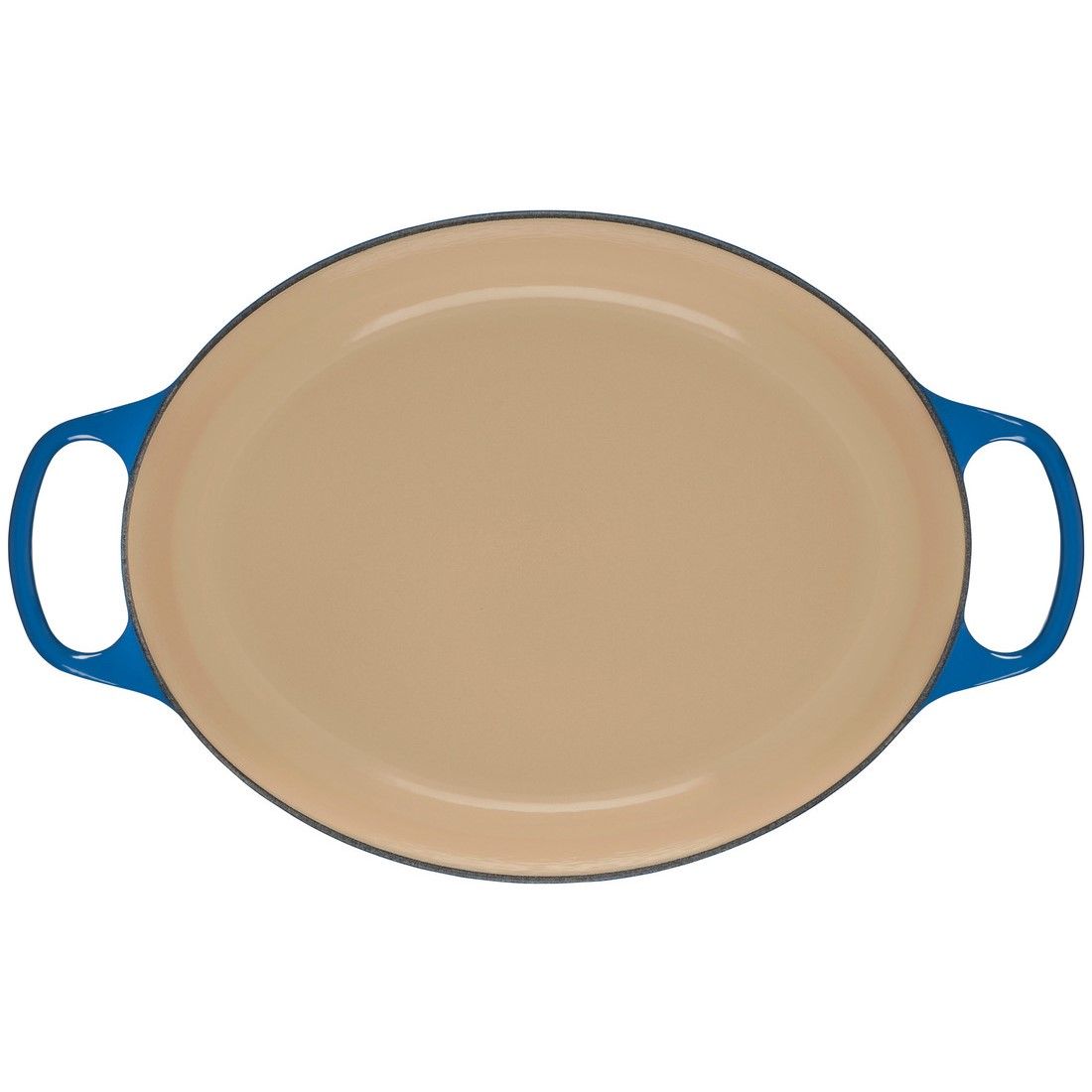  Le Creuset 9.5 Qt. Oval Signature Dutch Oven With Stainless Steel Knob | Marseille Blue