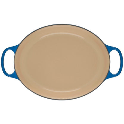  Le Creuset 9.5 Qt. Oval Signature Dutch Oven With Stainless Steel Knob | Marseille Blue