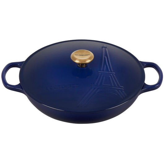  Le Creuset 3.5Qt Signature Braiser Eiffel Tower Collection | Indigo