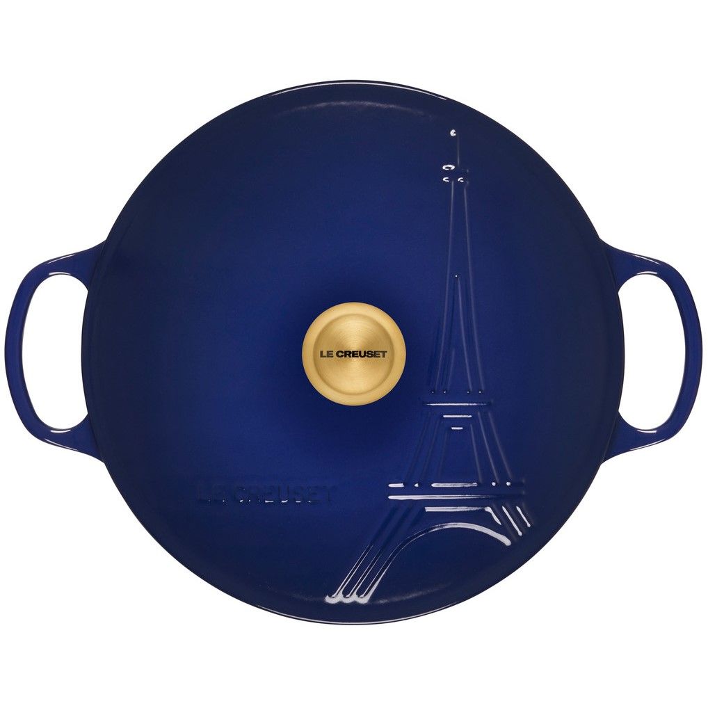  Le Creuset 3.5Qt Signature Braiser Eiffel Tower Collection | Indigo
