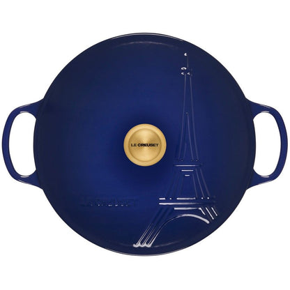  Le Creuset 3.5Qt Signature Braiser Eiffel Tower Collection | Indigo
