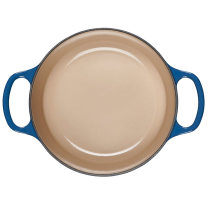  Le Creuset 2 Qt. Round Signature Cast Iron Dutch Oven With Stainless Steel Knob | Marseille Blue