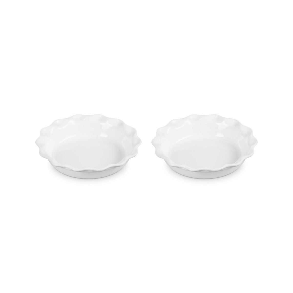  Le Creuset 9" Heritage Pie Dishes (Set Of 2) | White