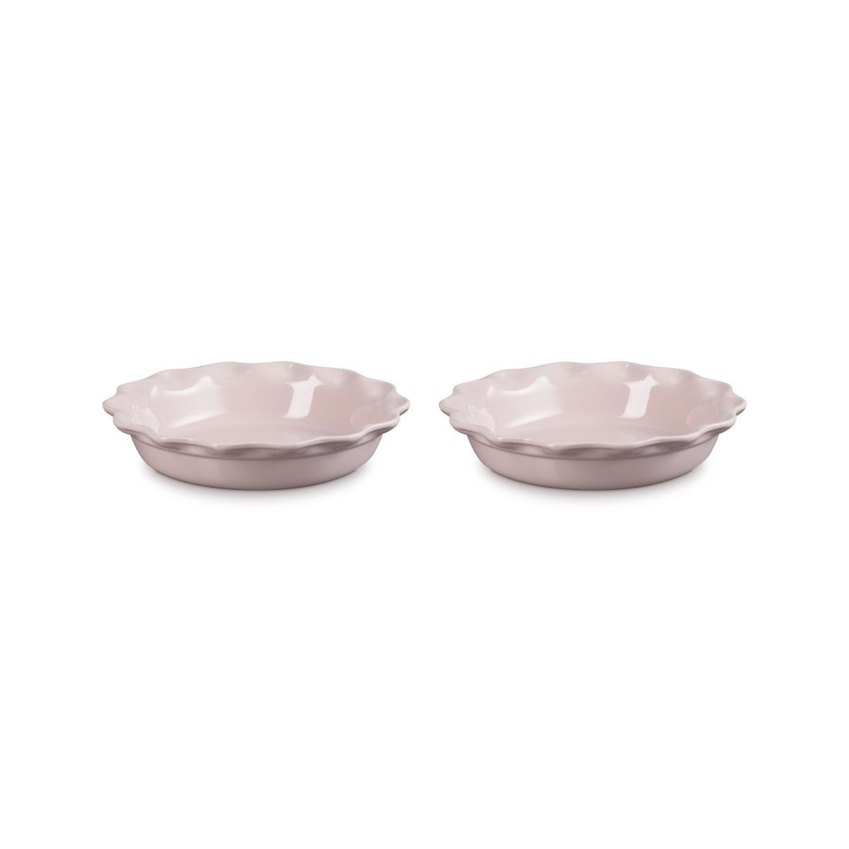  Le Creuset 9" Heritage Pie Dishes (Set Of 2) | Chiffon Pink