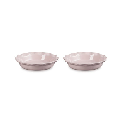  Le Creuset 9" Heritage Pie Dishes (Set Of 2) | Chiffon Pink