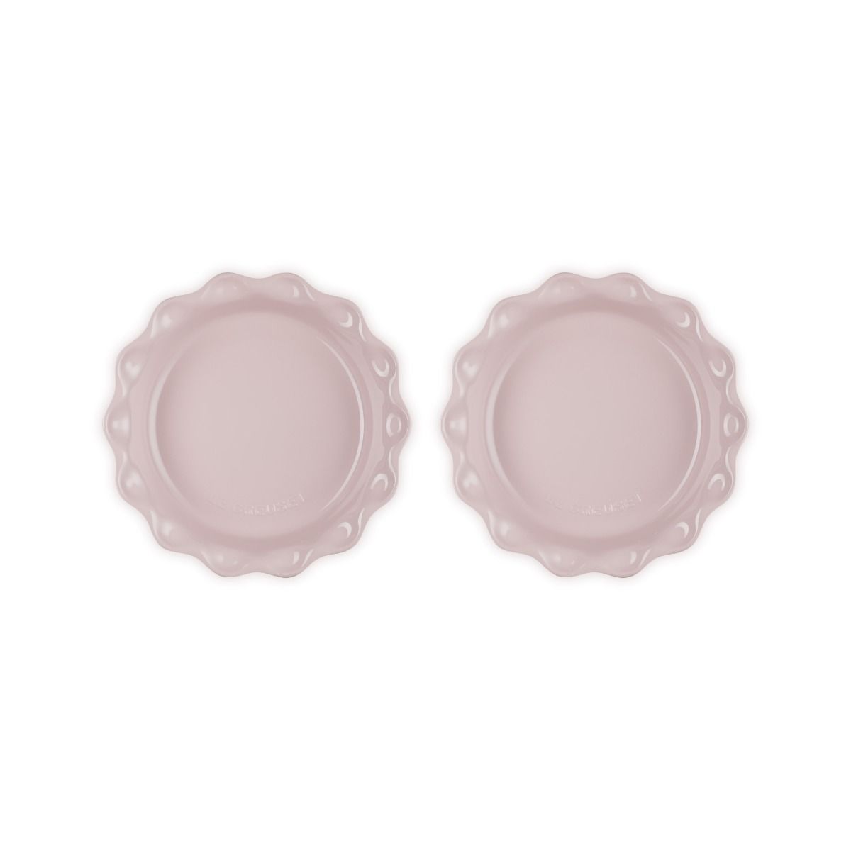  Le Creuset 9" Heritage Pie Dishes (Set Of 2) | Chiffon Pink
