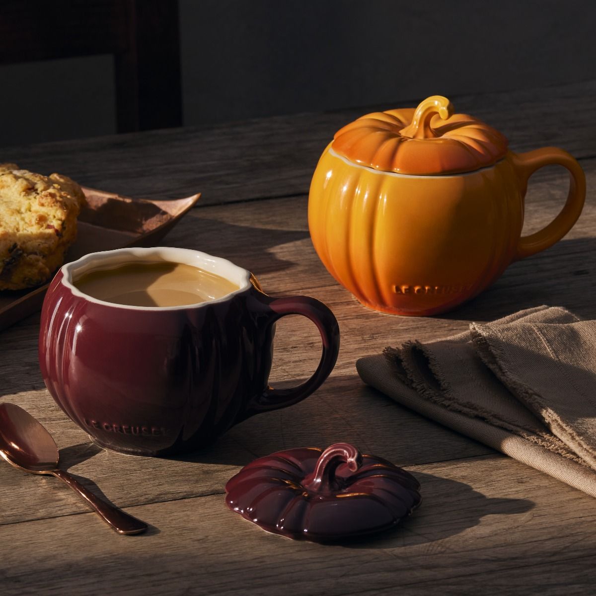  Le Creuset Pumpkin Mug With Lid | Rhone