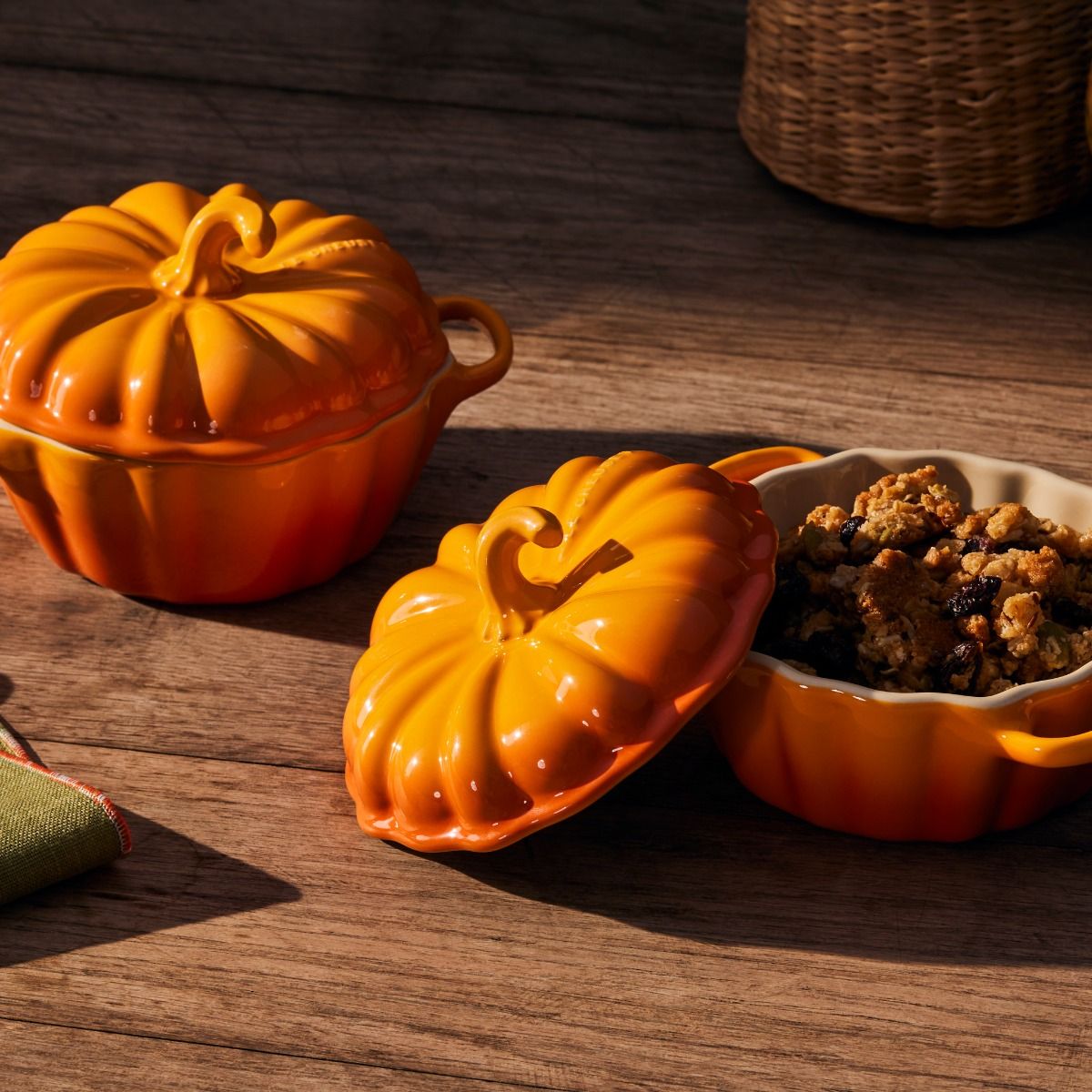  Le Creuset 12oz Mini Pumpkin Cocotte | Persimmon