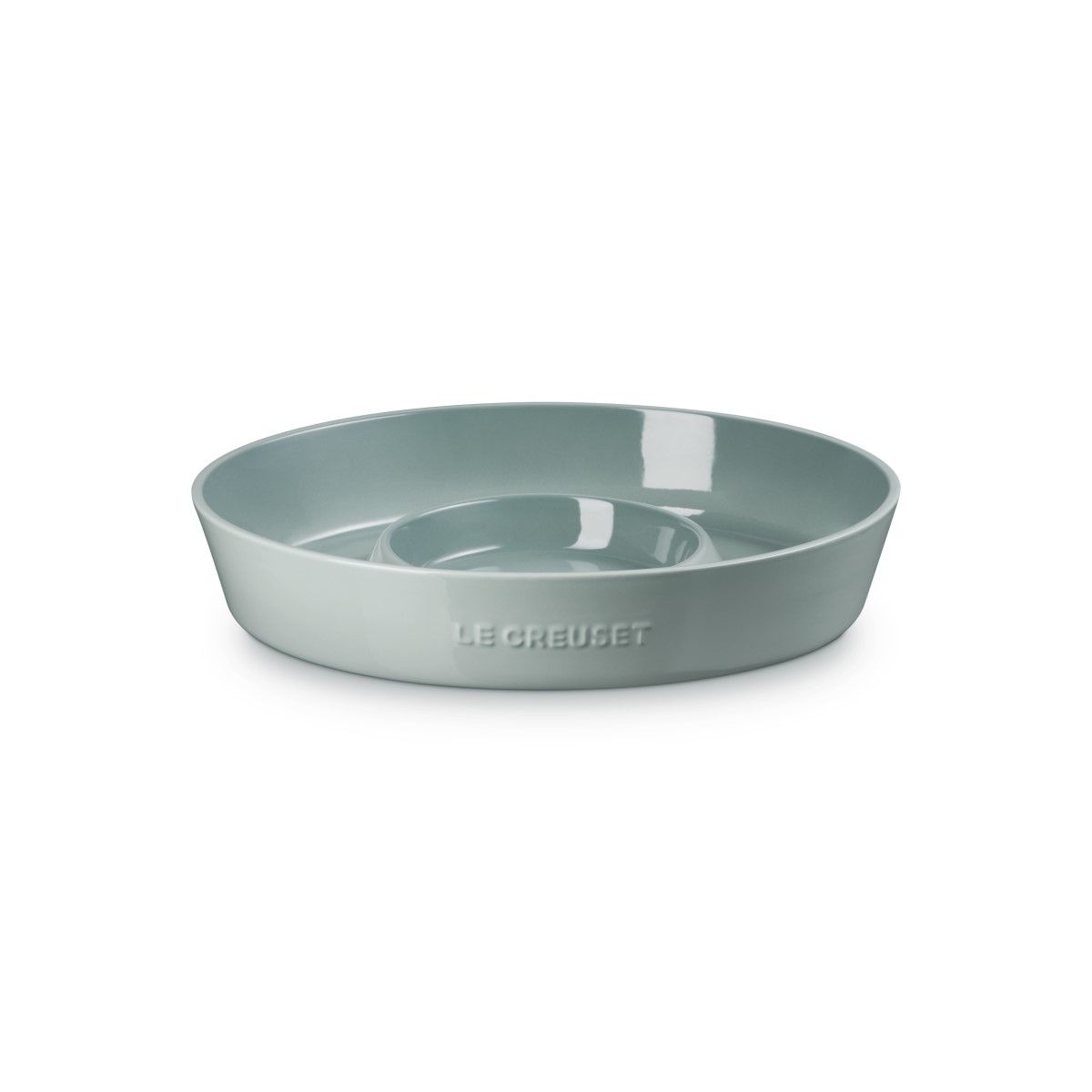  Le Creuset 13" Chip And Dip Platter | Sea Salt
