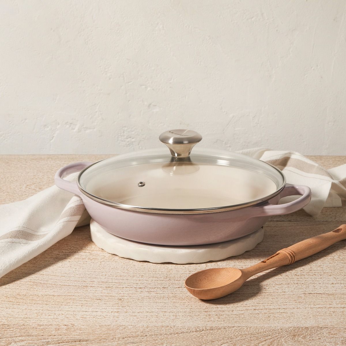  Le Creuset Signature 2.25 Qt. Round Braiser With Glass Lid | Shallot