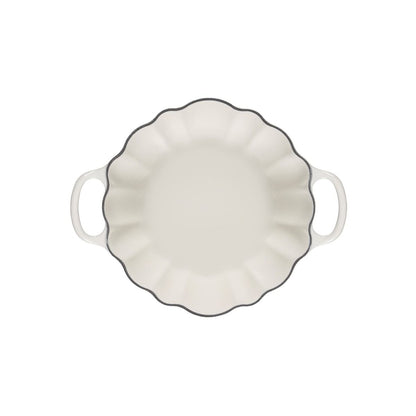  Le Creuset 4 Qt. Pumpkin Dutch Oven | White