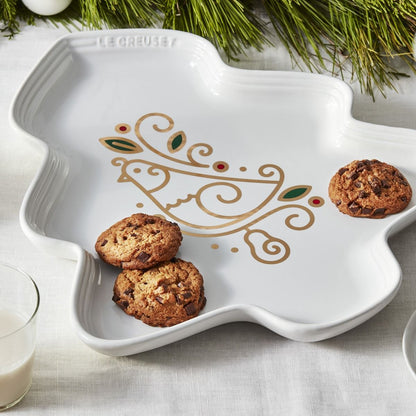 Le Creuset Noel Collection 14" Tree Platter | Partridge In A Pear Tree