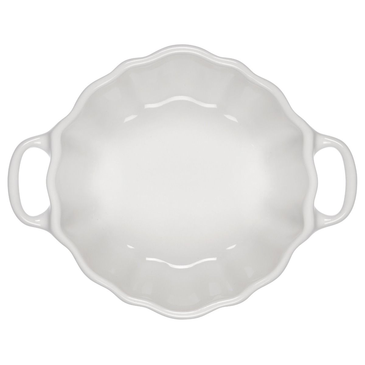  Le Creuset 12oz Mini Pumpkin Cocotte | White