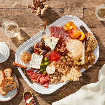  Le Creuset 14" Stoneware Serving Platter | White