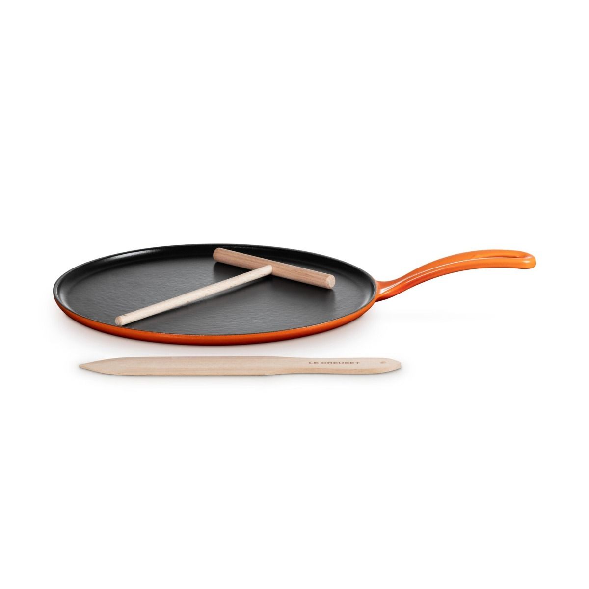  Le Creuset 10.25" Traditional Round Crepe Pan | Flame