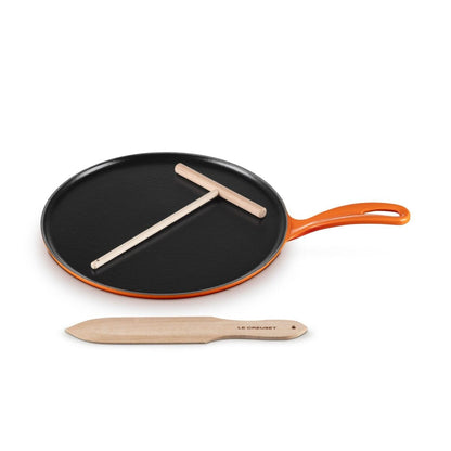  Le Creuset 10.25" Traditional Round Crepe Pan | Flame