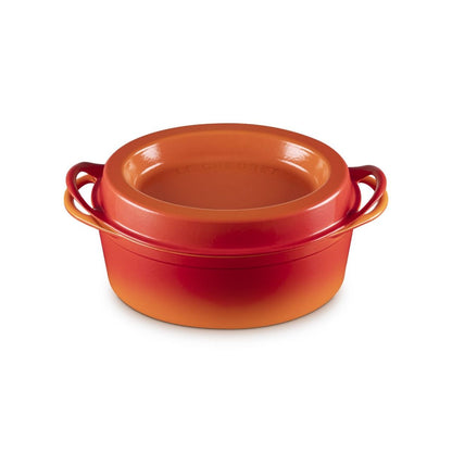  Le Creuset 7.25 Qt. Traditional Oval Doufeu | Flame