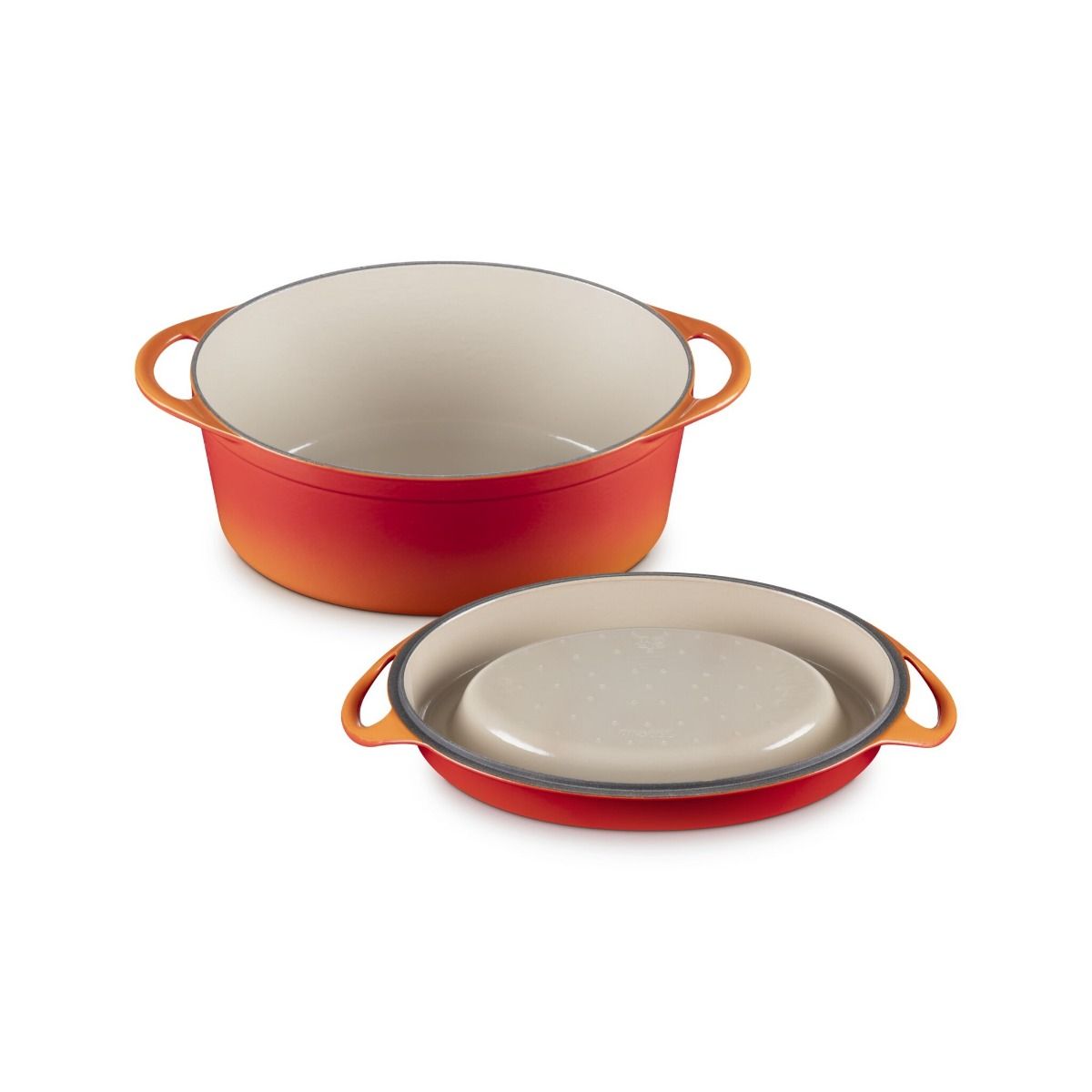  Le Creuset 7.25 Qt. Traditional Oval Doufeu | Flame