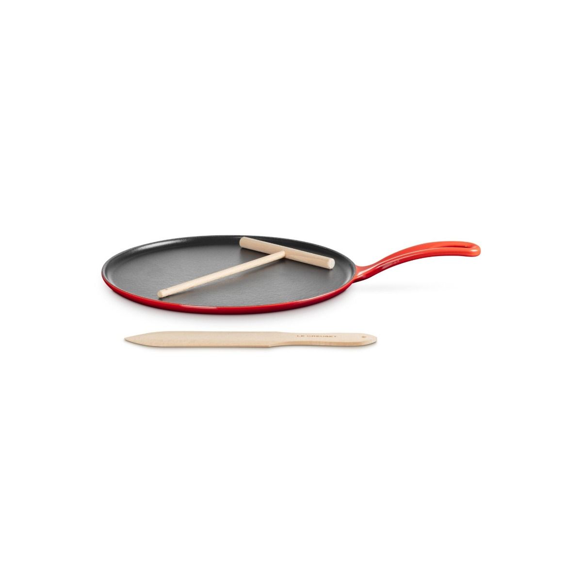 Le Creuset 10.25" Traditional Round Crepe Pan | Cerise