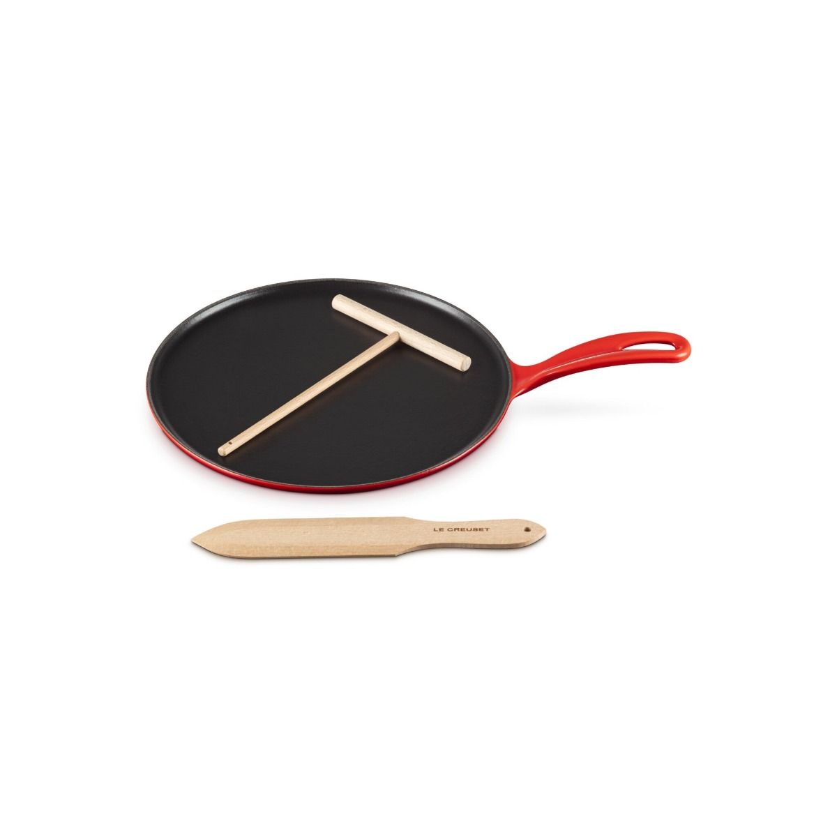  Le Creuset 10.25" Traditional Round Crepe Pan | Cerise