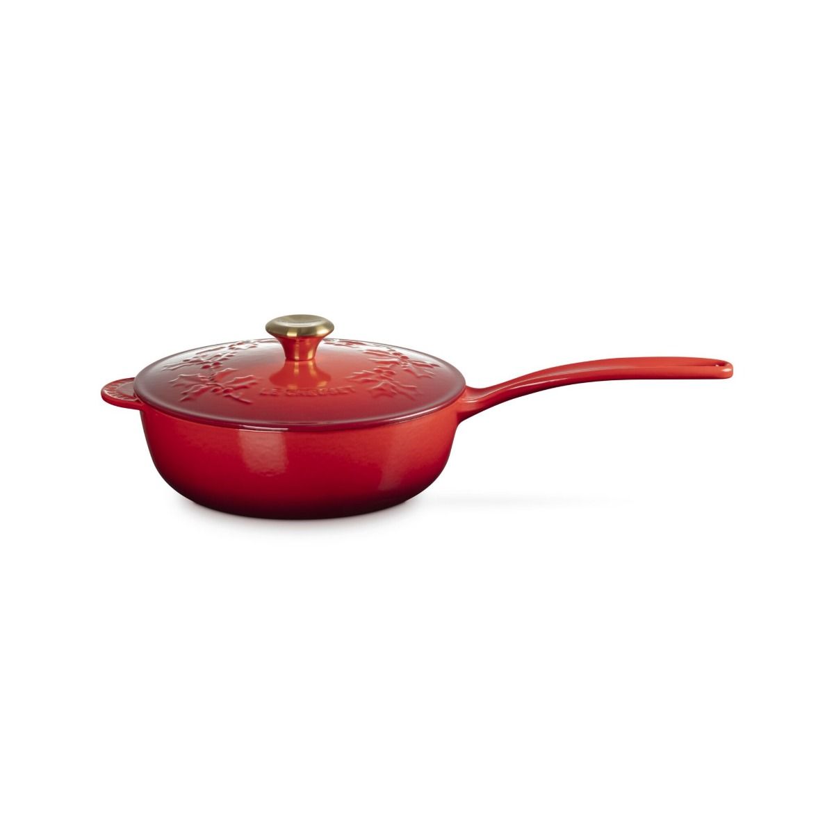  Le Creuset Holly Collection 2.25 Qt. Saucier | Cerise