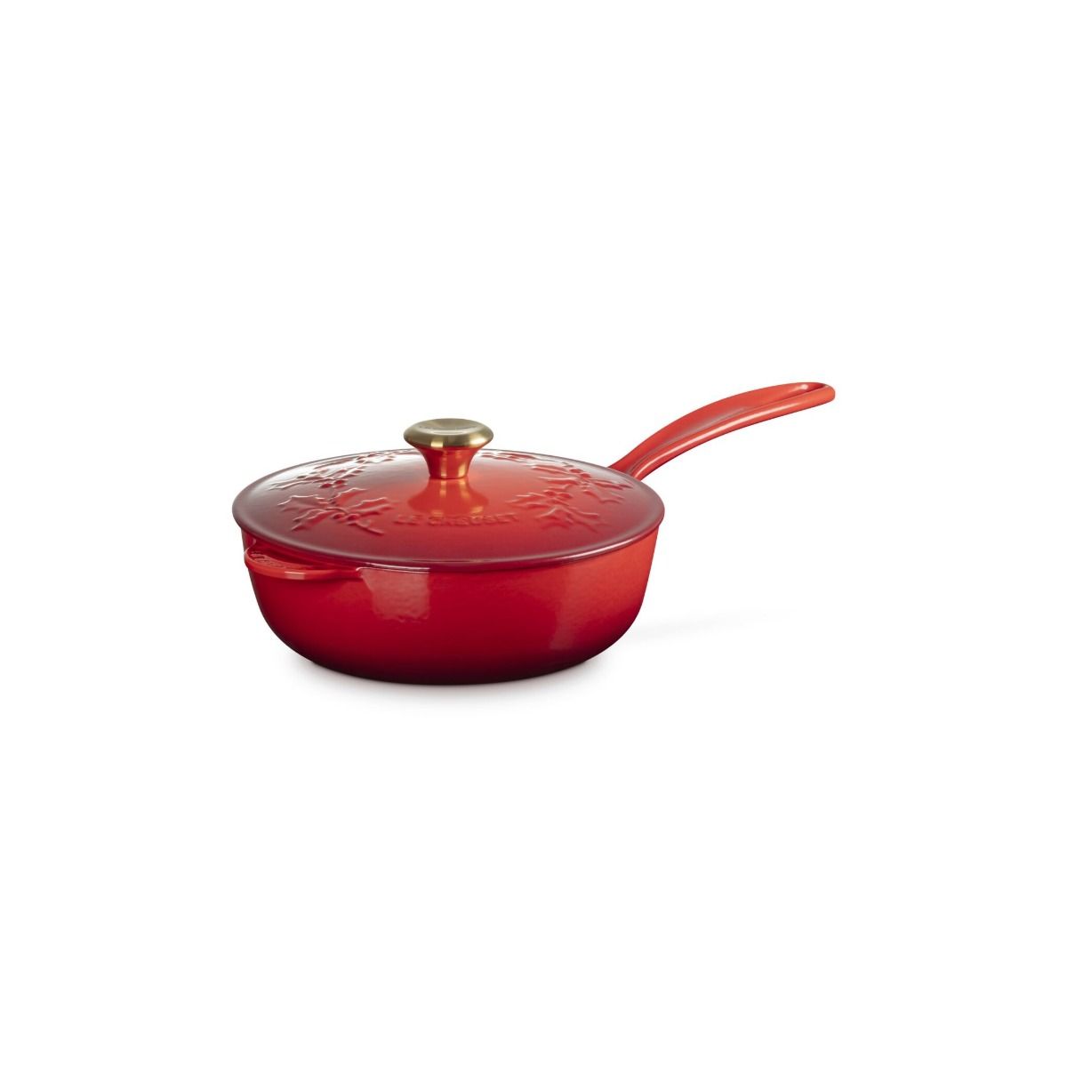  Le Creuset Holly Collection 2.25 Qt. Saucier | Cerise