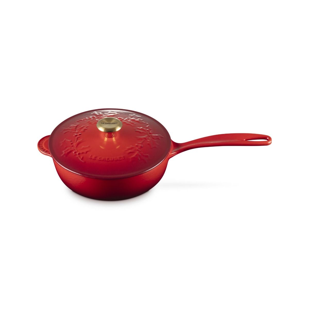  Le Creuset Holly Collection 2.25 Qt. Saucier | Cerise