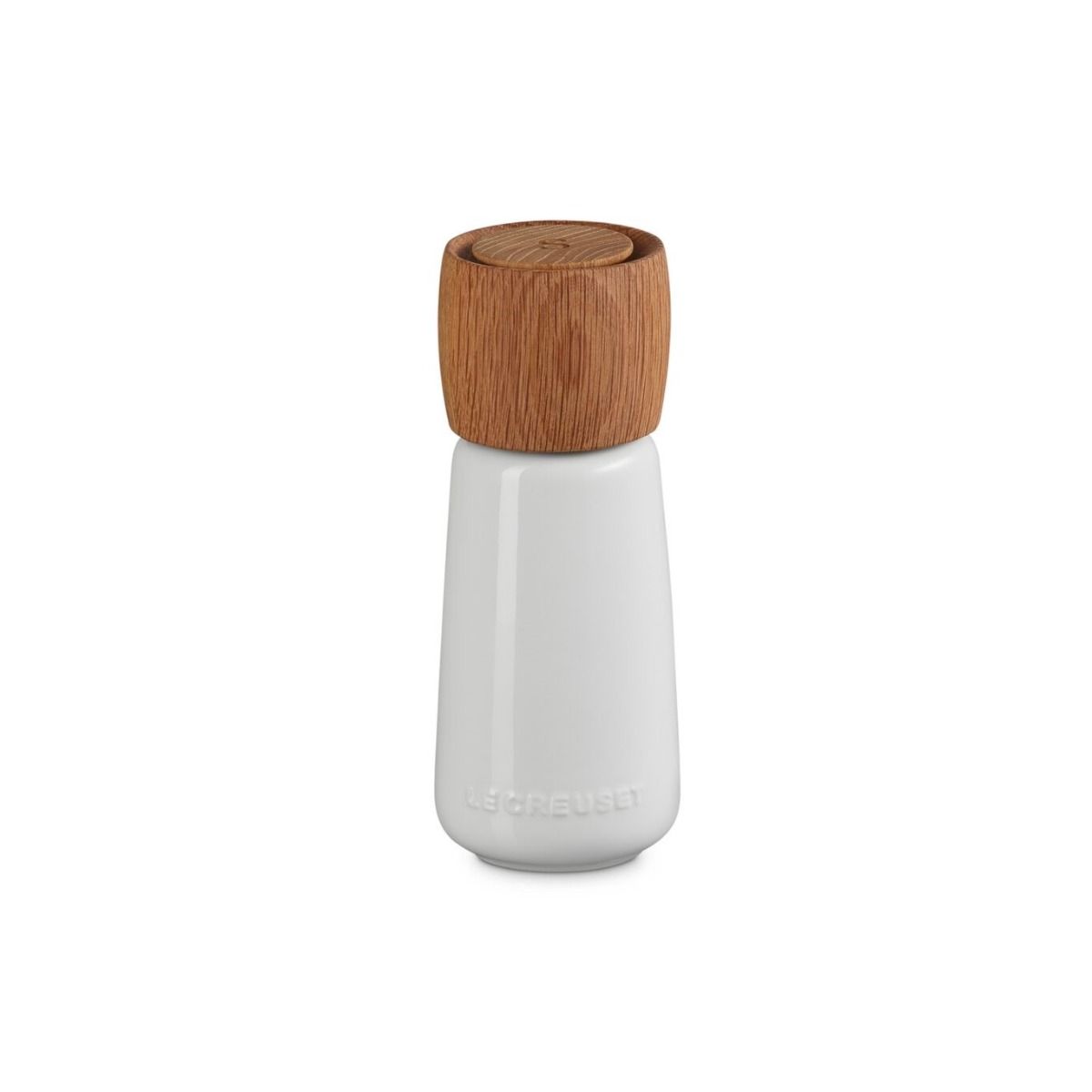  Le Creuset 7" Alpine Salt Mill | White