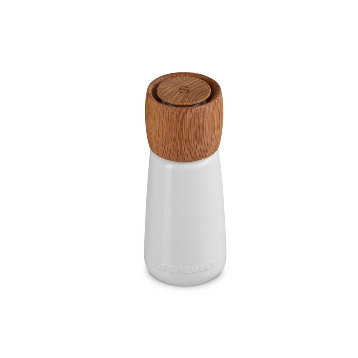  Le Creuset 7" Alpine Salt Mill | White