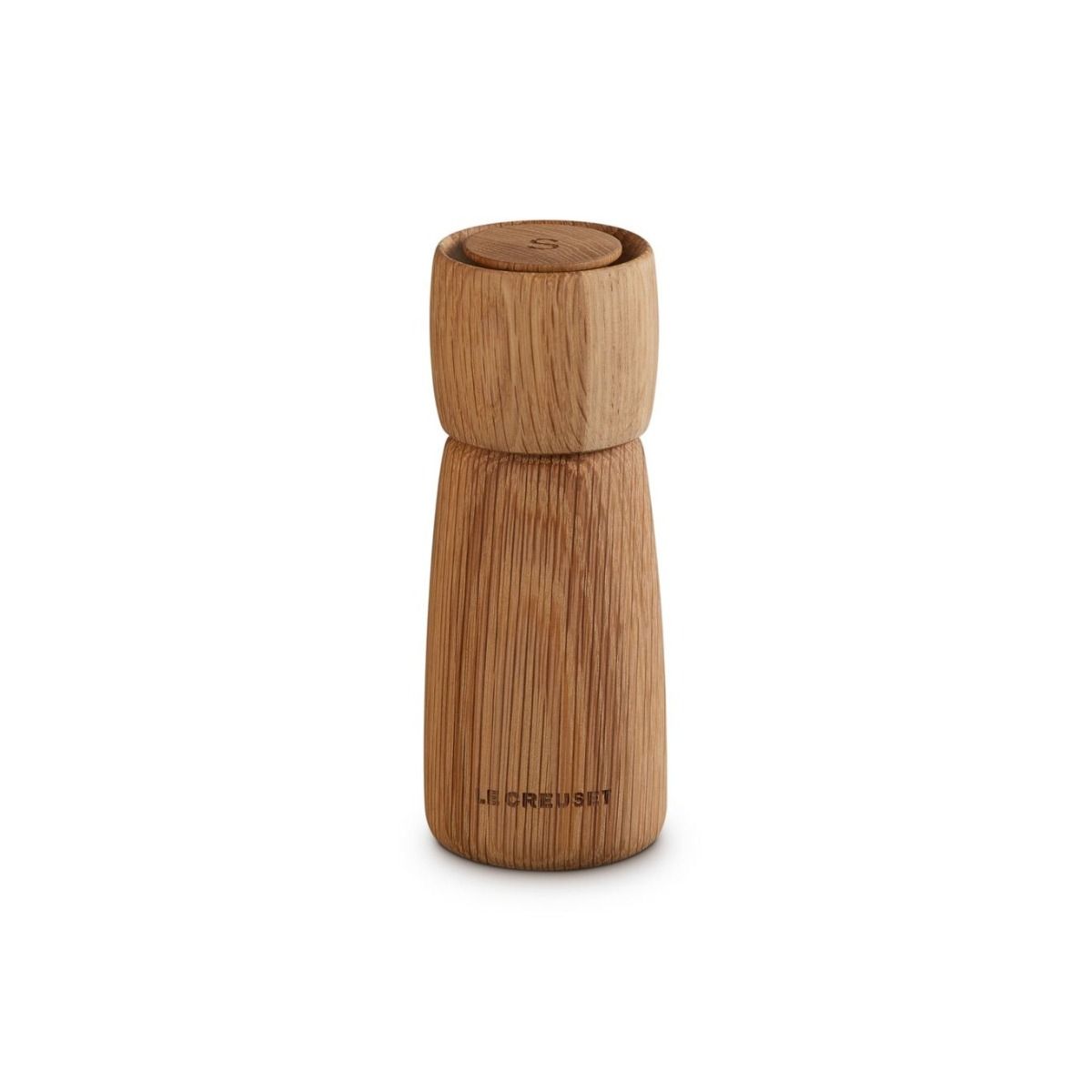  Le Creuset 7" Alpine Salt Mill | White Oak