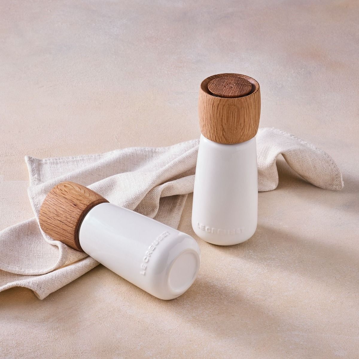  Le Creuset 7" Alpine Pepper Mill | White
