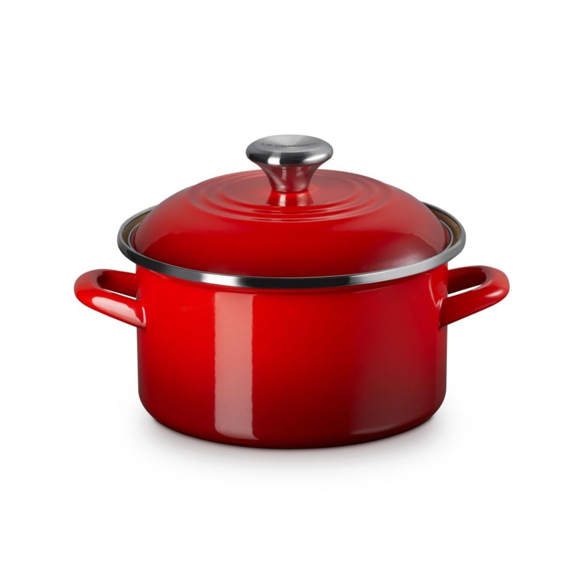  Le Creuset 3.8 Qt. Petite Enamel On Steel Stockpot | Cerise