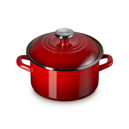  Le Creuset 3.8 Qt. Petite Enamel On Steel Stockpot | Cerise