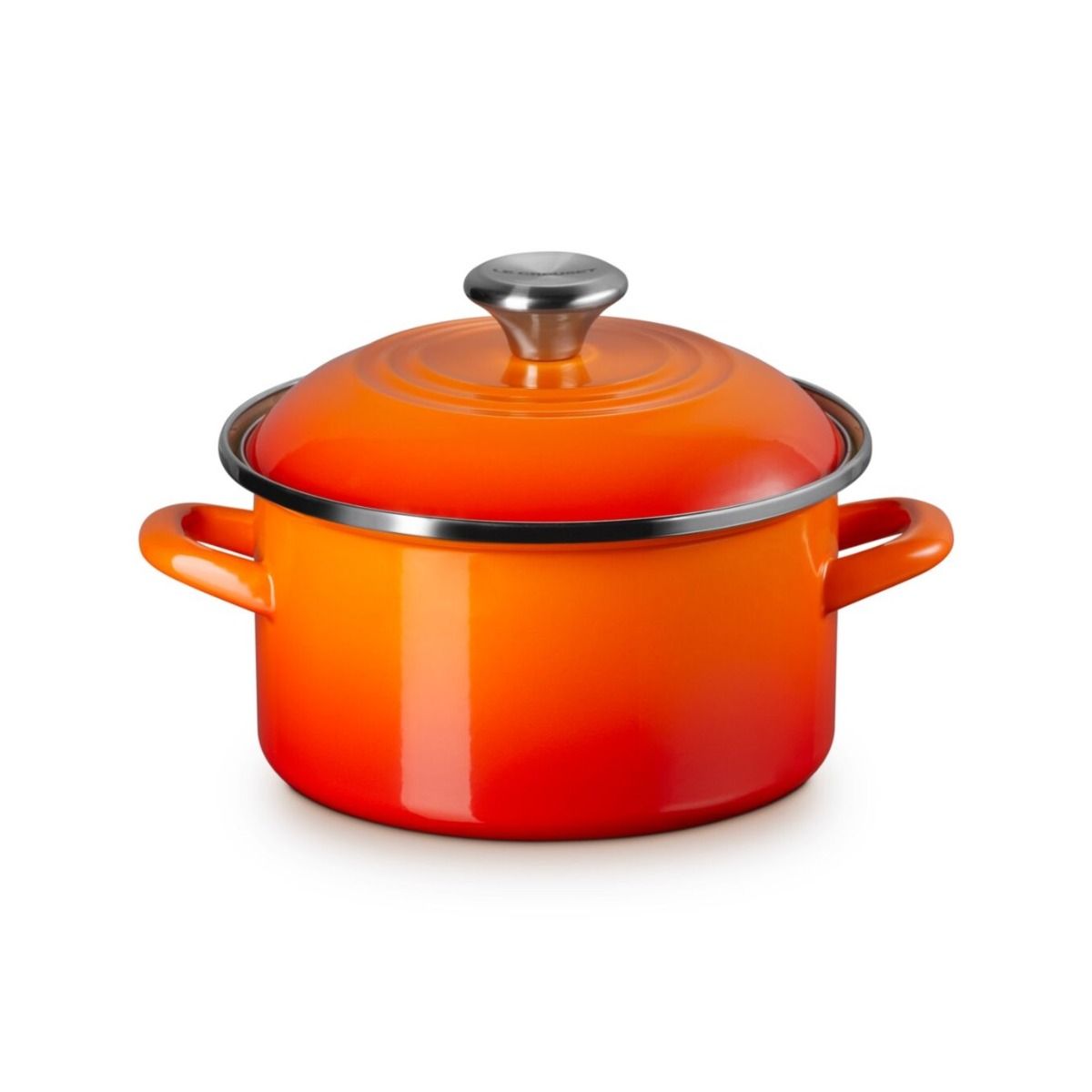  Le Creuset 3.8 Qt. Petite Enamel On Steel Stockpot | Flame