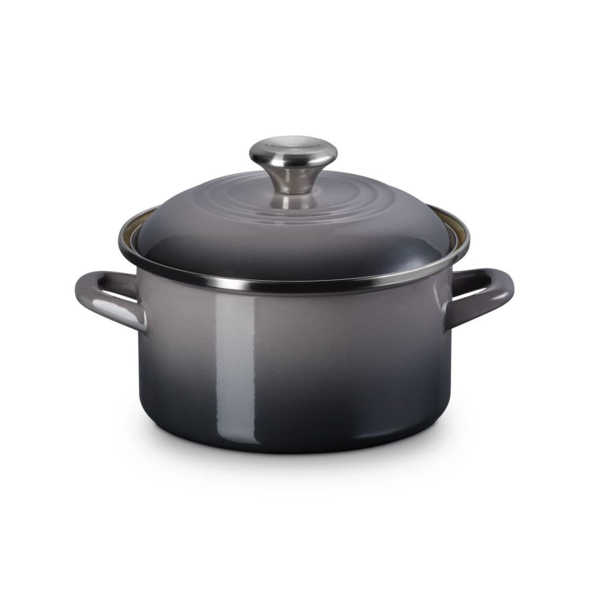  Le Creuset 3.8 Qt. Petite Enamel On Steel Stockpot| Oyster