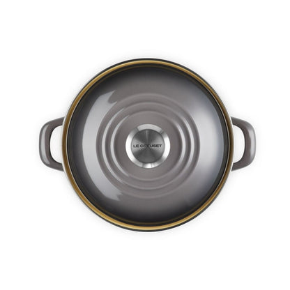  Le Creuset 3.8 Qt. Petite Enamel On Steel Stockpot| Oyster