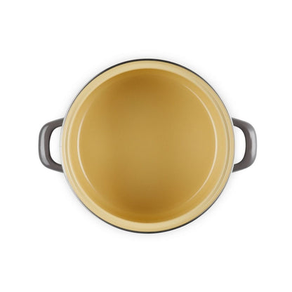  Le Creuset 3.8 Qt. Petite Enamel On Steel Stockpot| Oyster
