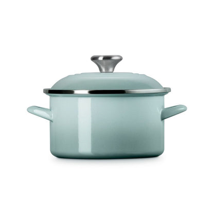  Le Creuset 3.8 Qt. Petite Enamel On Steel Stockpot | Sea Salt