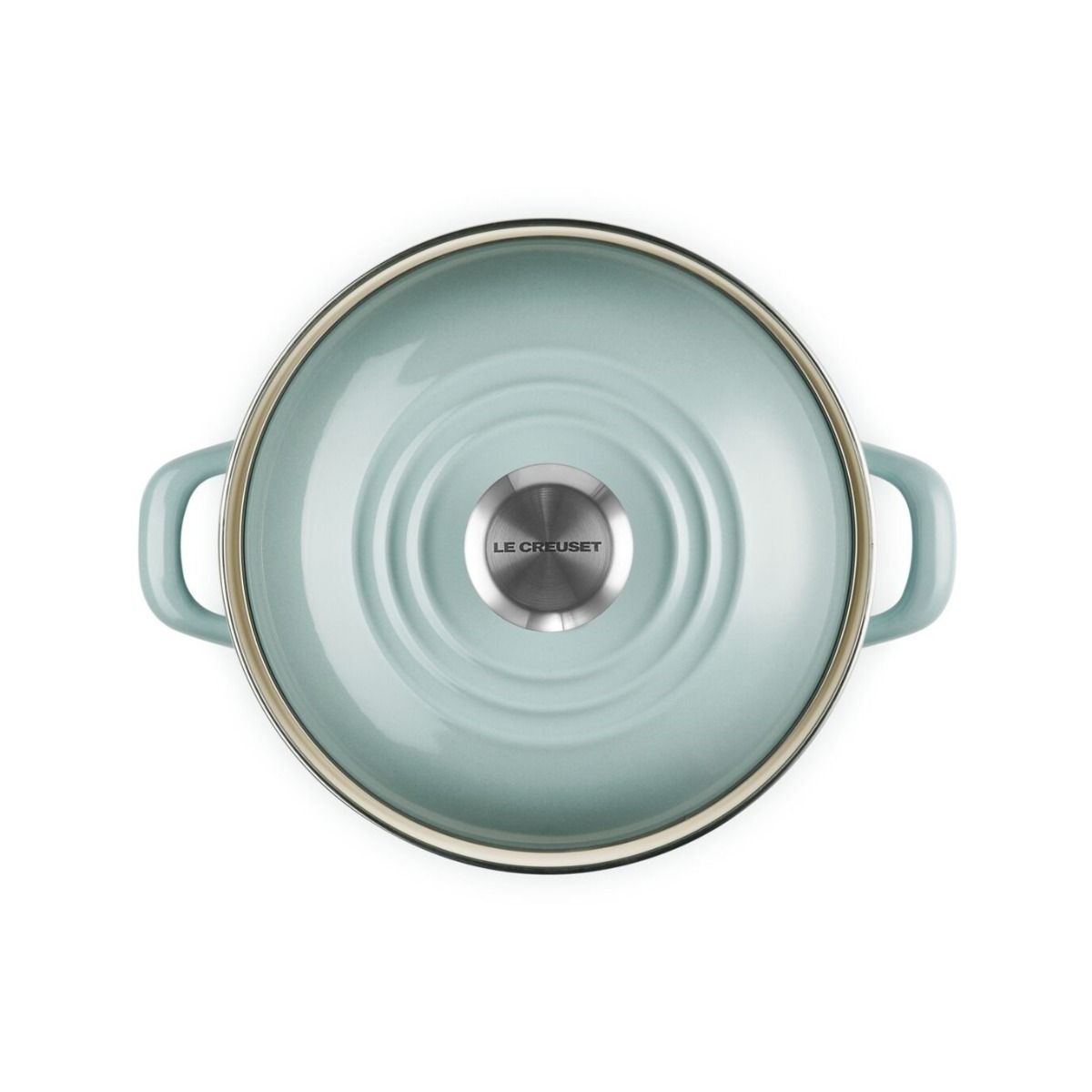  Le Creuset 3.8 Qt. Petite Enamel On Steel Stockpot | Sea Salt
